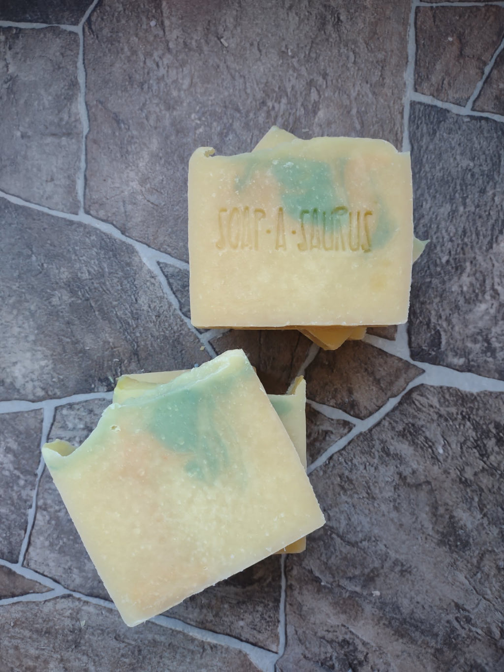 Rosemary + Lemongrass Cold Process Bar Soap