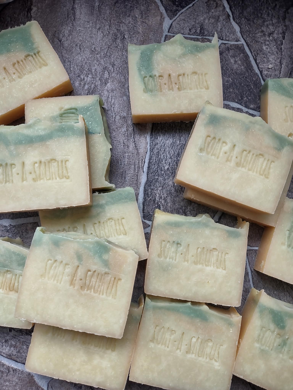 Rosemary + Lemongrass Cold Process Bar Soap