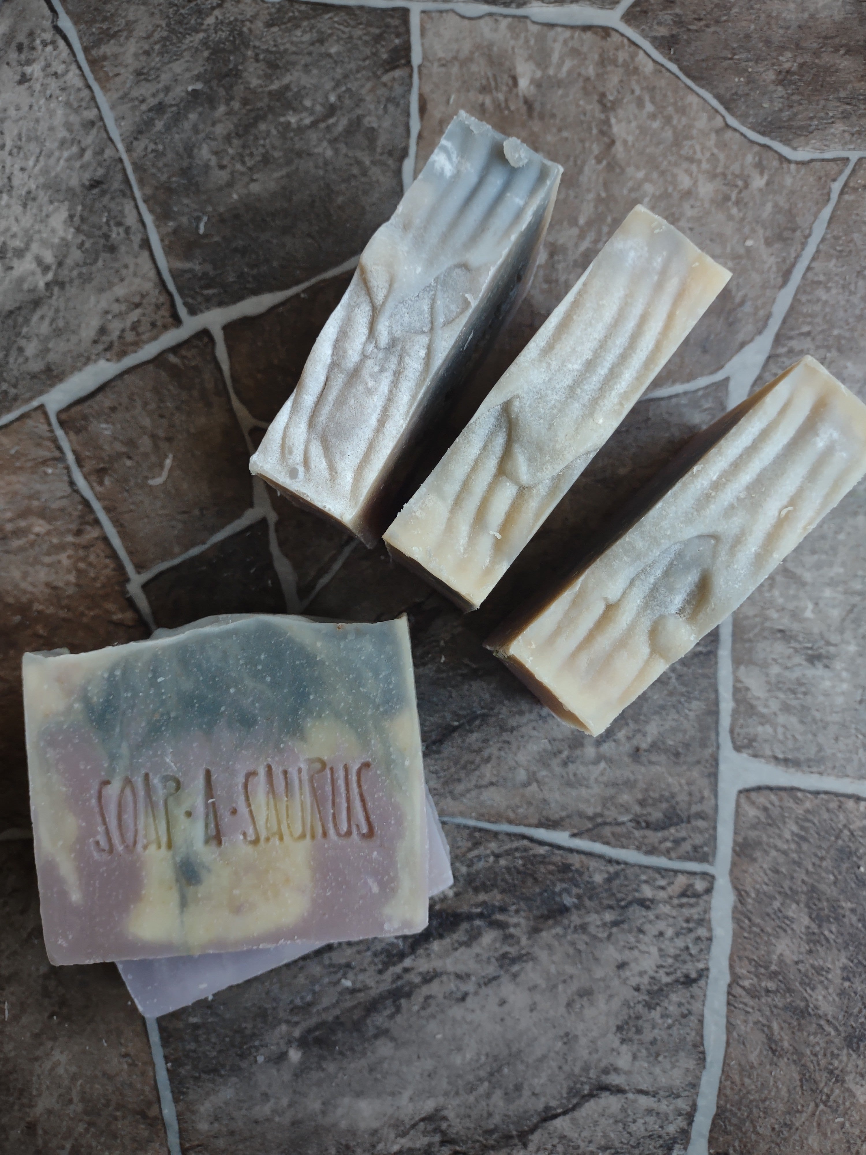 Lemon Lavender Patchouli Goatsmilk Cold Process Bar Soap