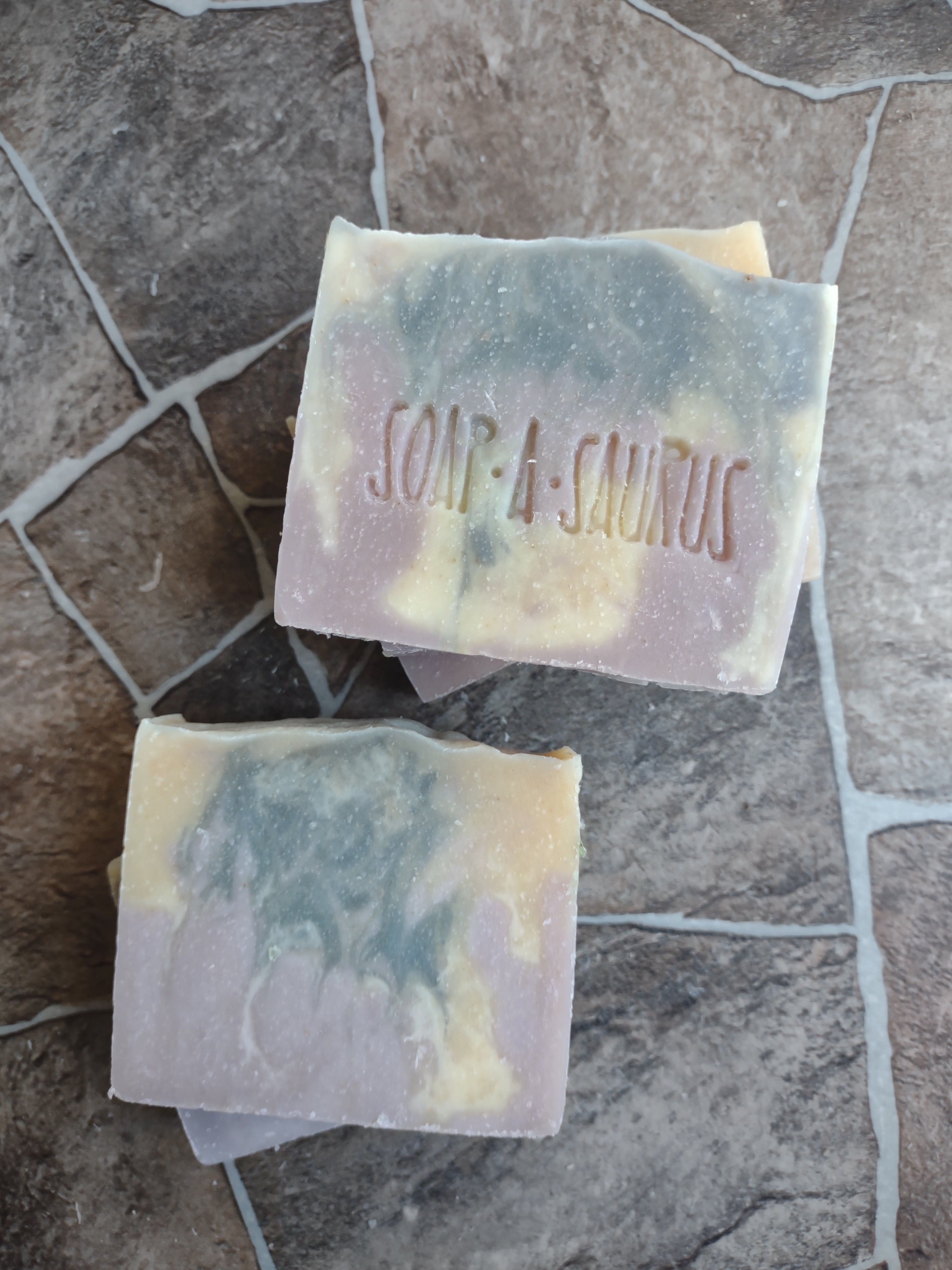 Lemon Lavender Patchouli Goatsmilk Cold Process Bar Soap