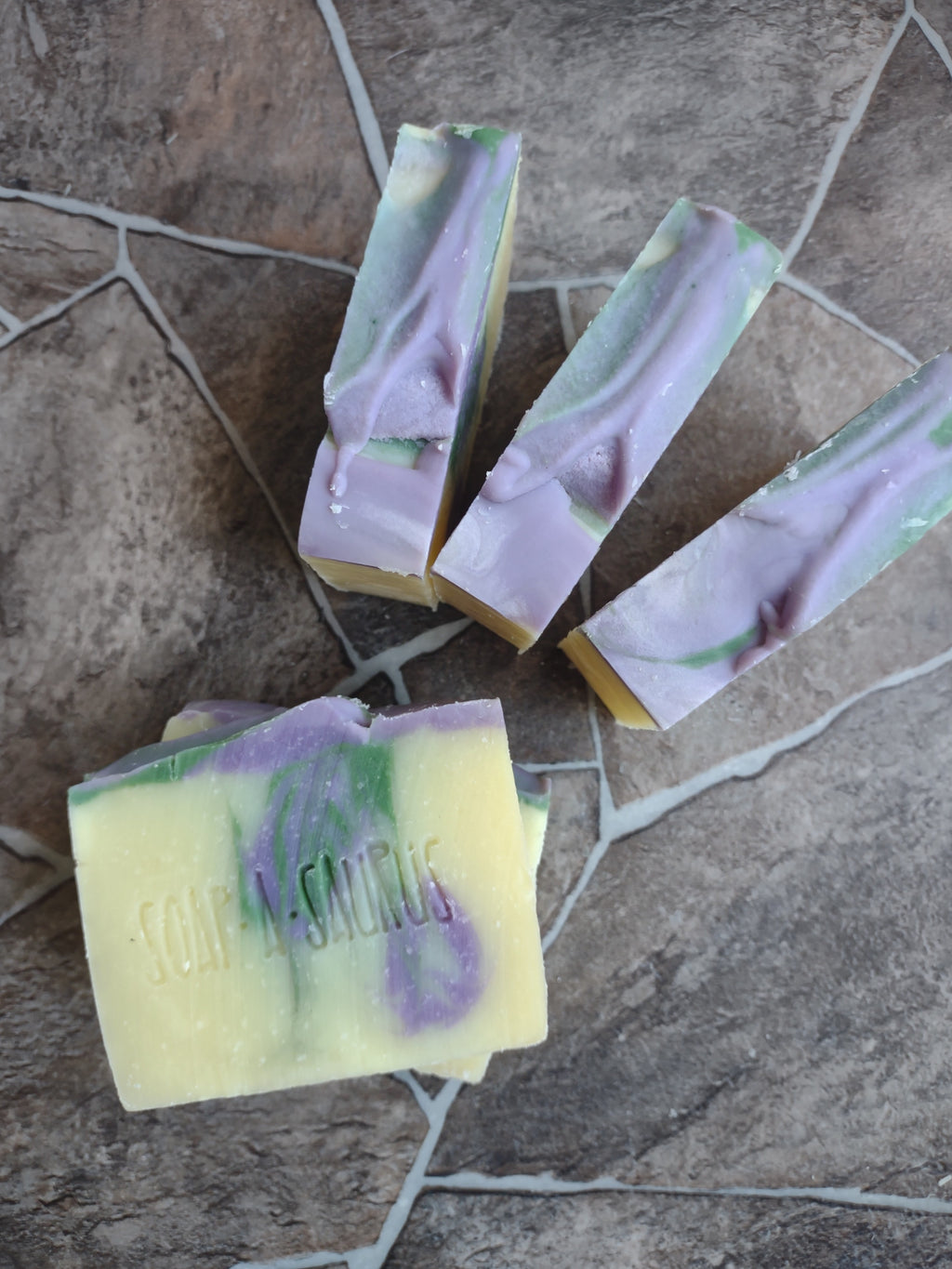 Lavender Lemongrass Cold Process Bar Soap