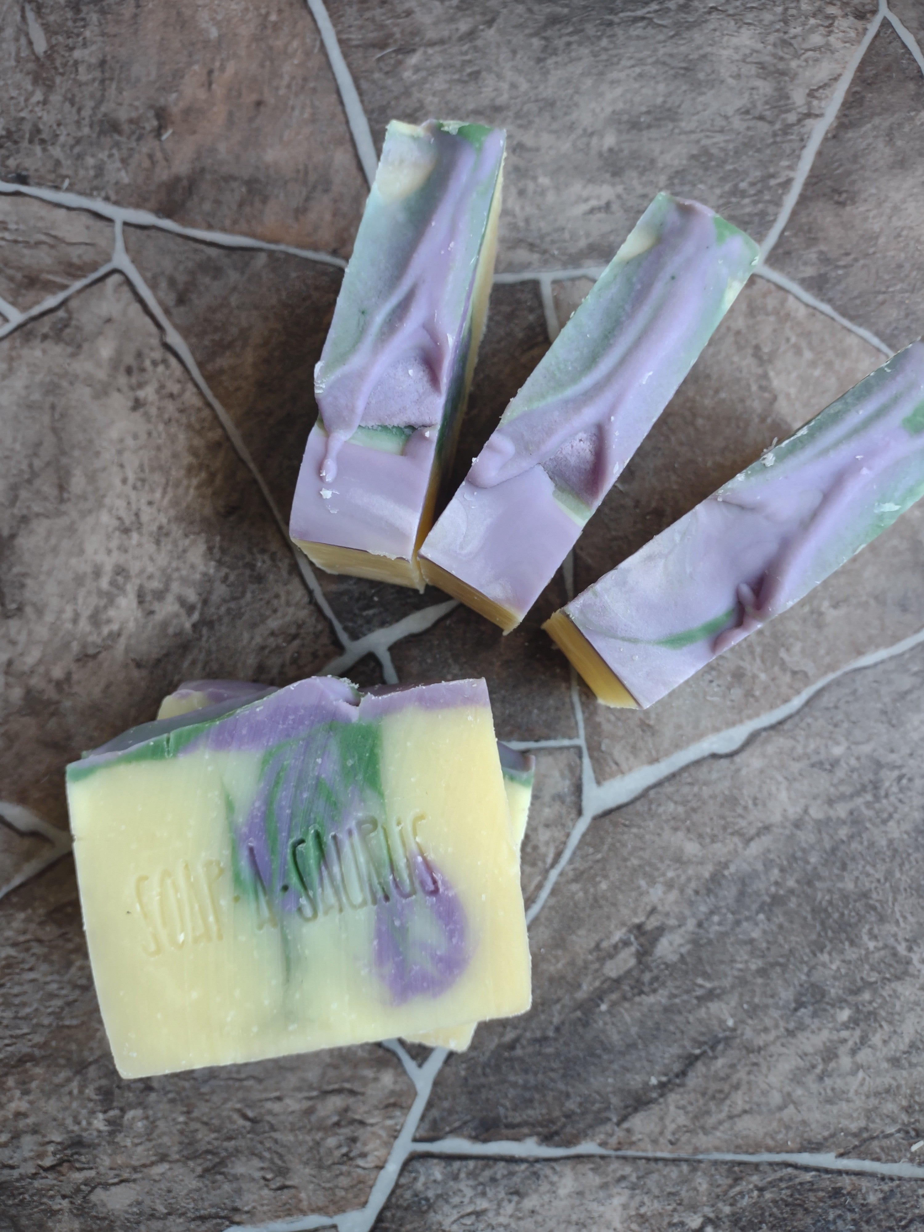 Lavender Lemongrass Cold Process Bar Soap