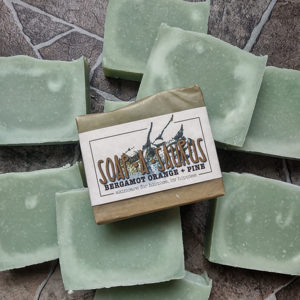 Bergamot Orange + Pine Cold Process Bar Soap