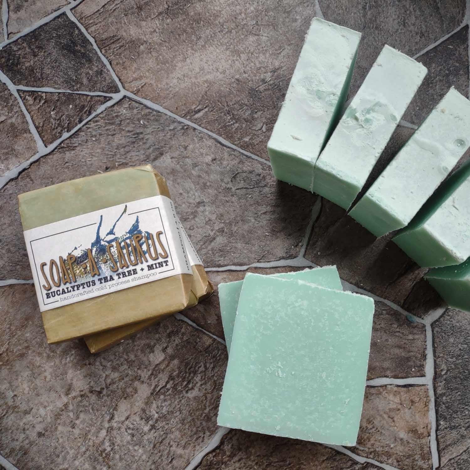 Eucalyptus Tea Tree Cold Process Shampoo Bar